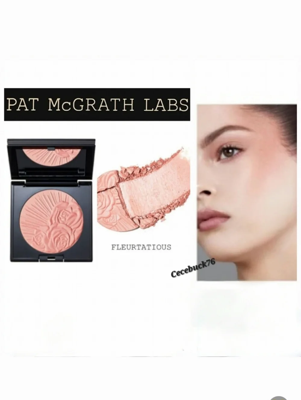 🌺Pat McGrath Labs Fleurtatious Divine Blush Powder Blush
